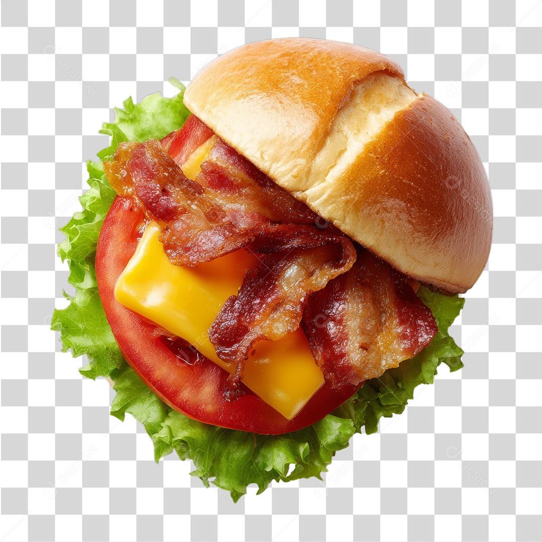 Lanche Hambúrguer Sanduíche PNG Transparente