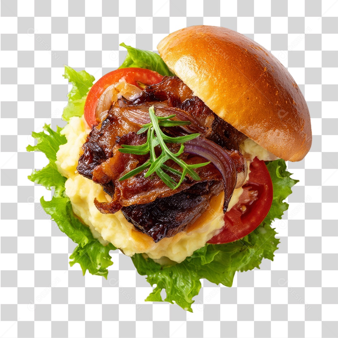 Lanche Hambúrguer Sanduíche PNG Transparente