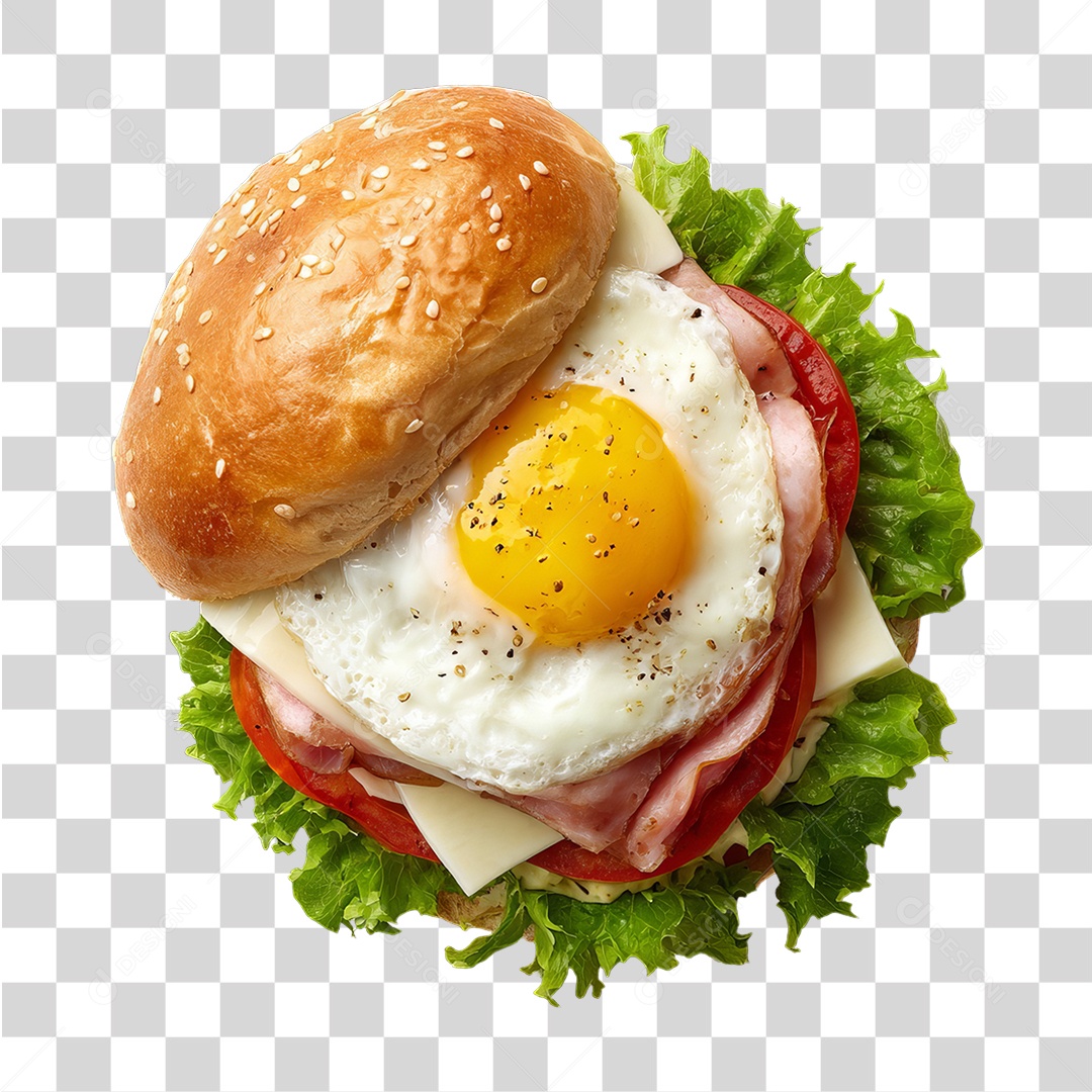 Lanche Hambúrguer Sanduíche PNG Transparente