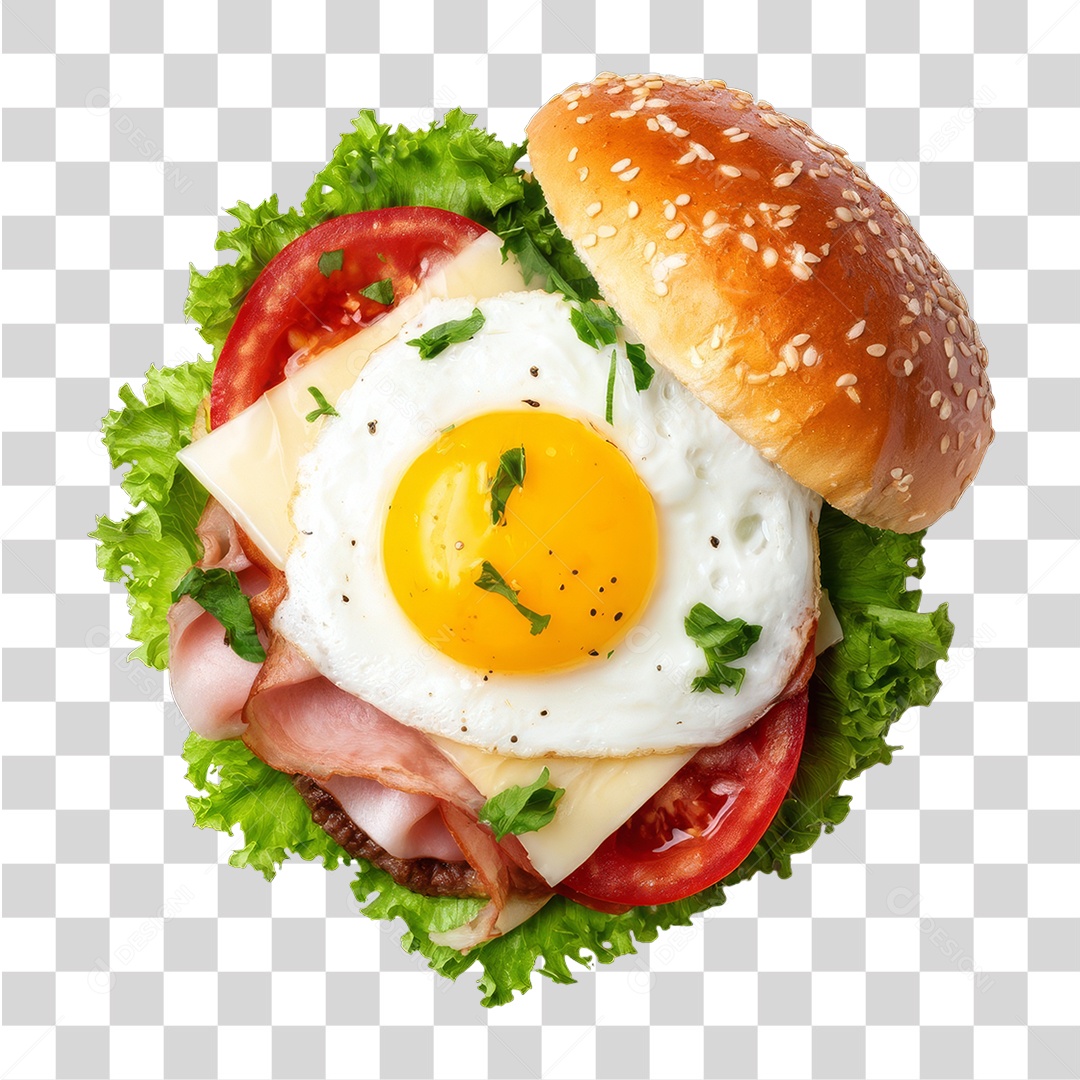 Lanche Hambúrguer Sanduíche PNG Transparente