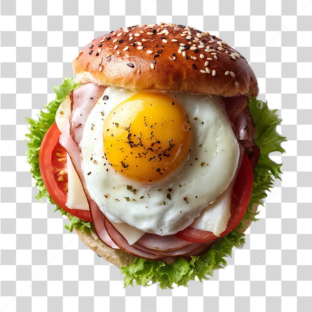Lanche Hambúrguer Sanduíche PNG Transparente