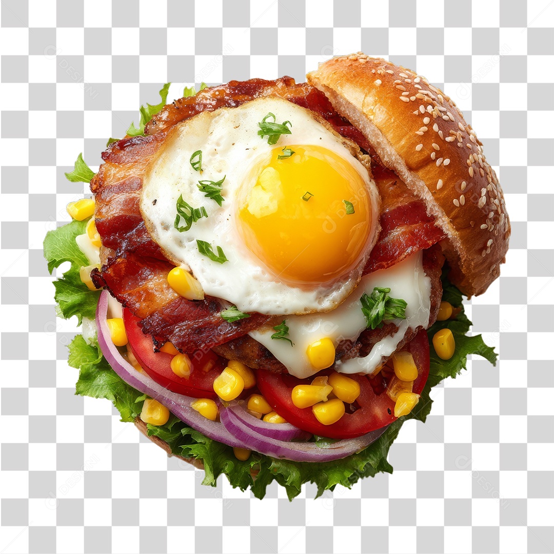 Lanche Hambúrguer Sanduíche PNG Transparente