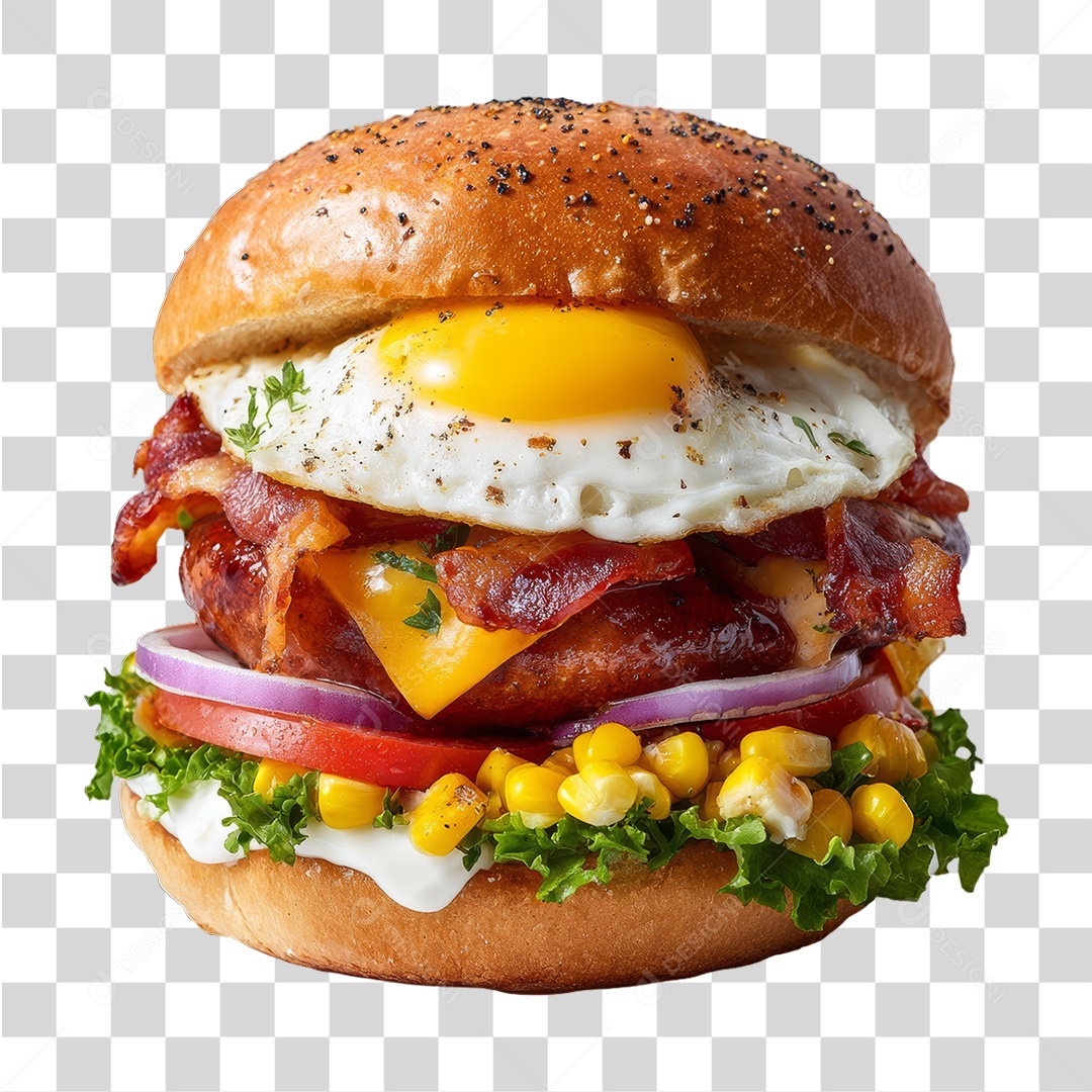 Lanche Hambúrguer Sanduíche PNG Transparente