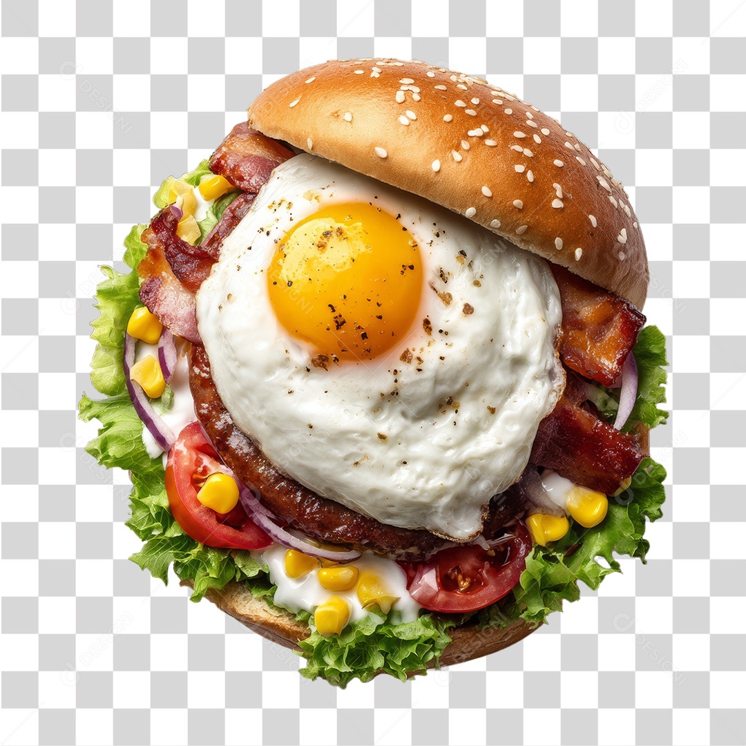 Lanche Hambúrguer Sanduíche PNG Transparente