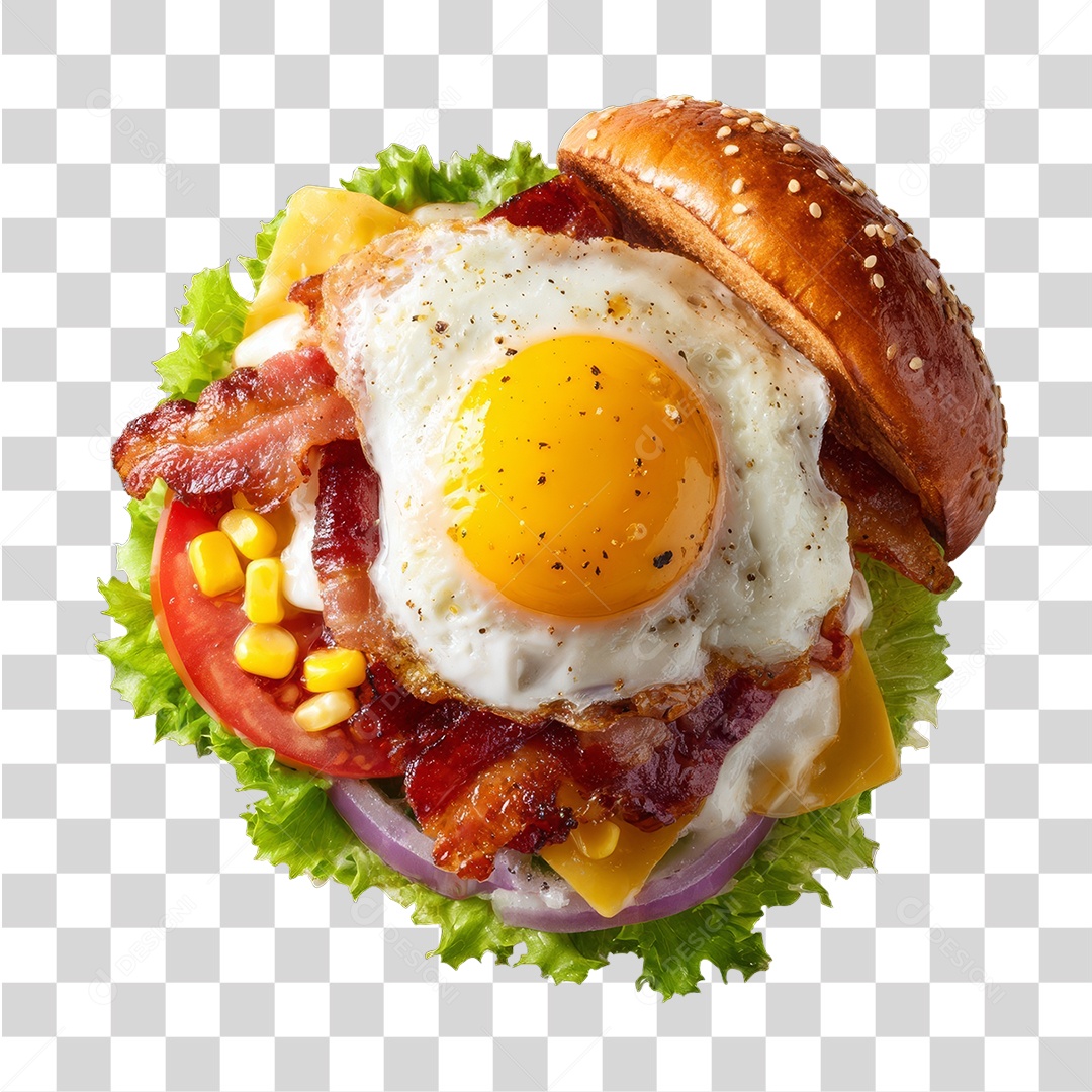 Lanche Hambúrguer Sanduíche PNG Transparente