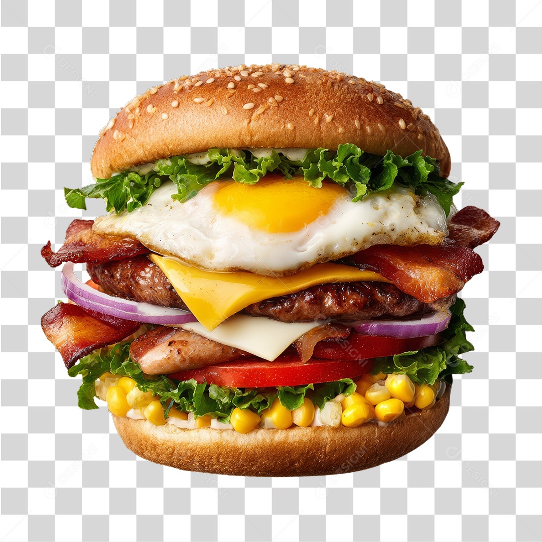 Lanche Hambúrguer Sanduíche PNG Transparente