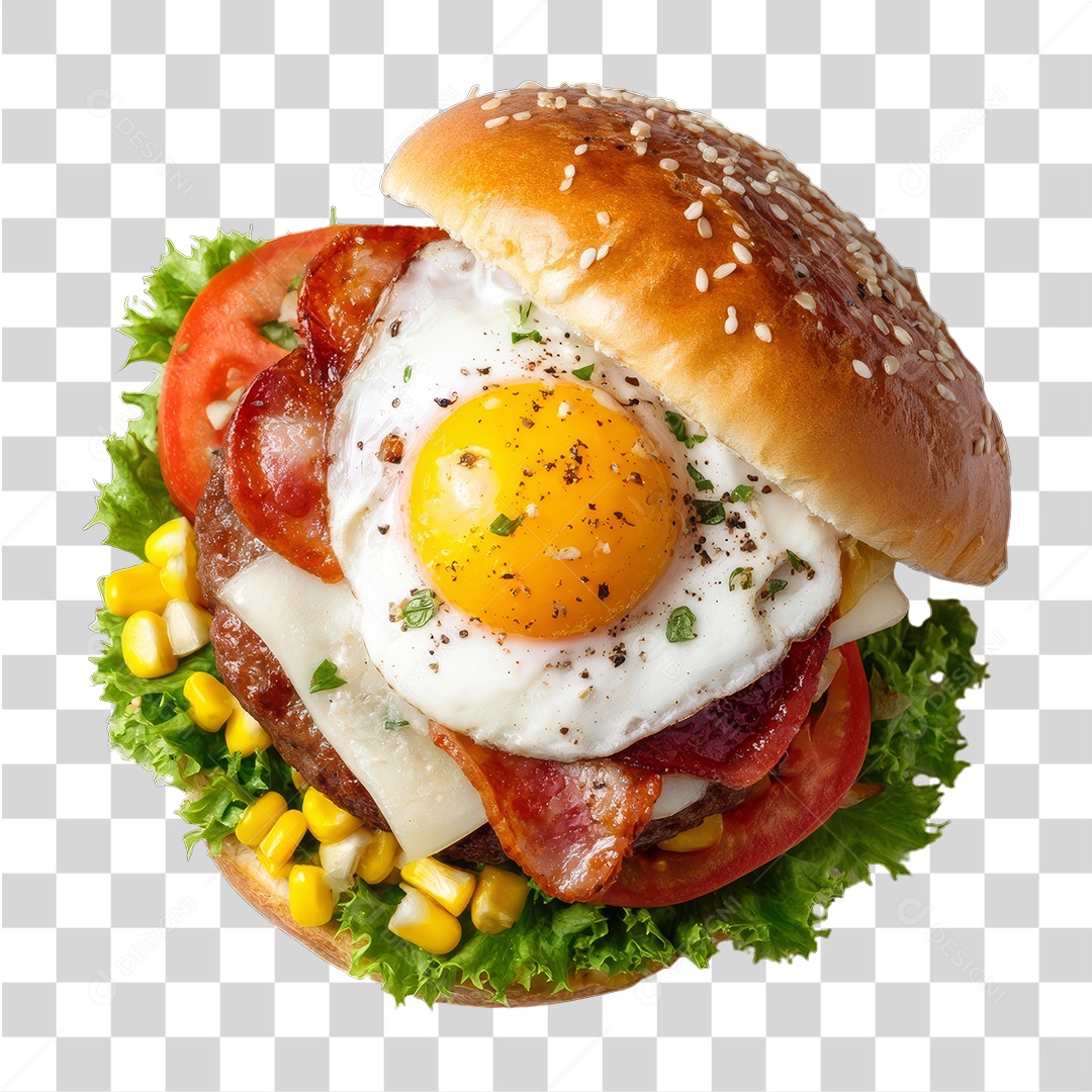 Lanche Hambúrguer Sanduíche PNG Transparente