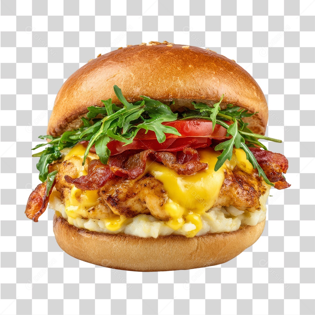 Lanche Hambúrguer Sanduíche PNG Transparente