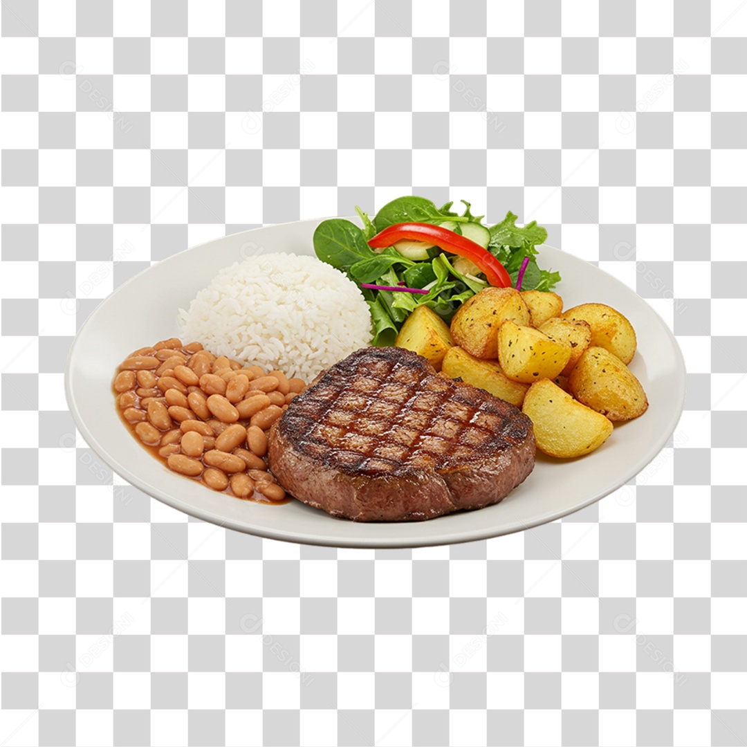 Prato Executivo em Restaurante PNG Transparente