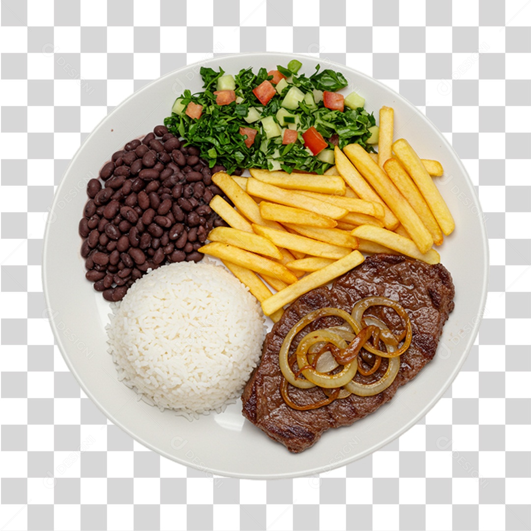 Prato Executivo em Restaurante PNG Transparente