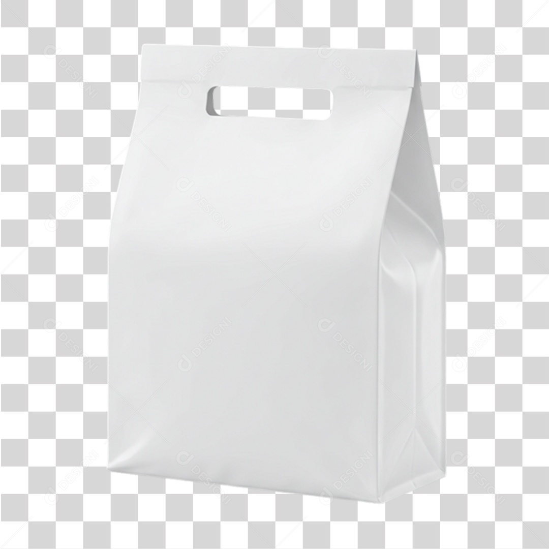 Sacola com Marmita de Restaurante PNG Transparente