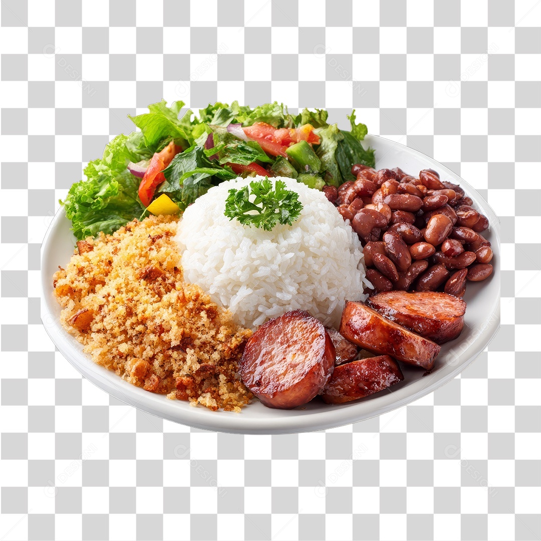 Prato Feito em Restaurante PNG Transparente