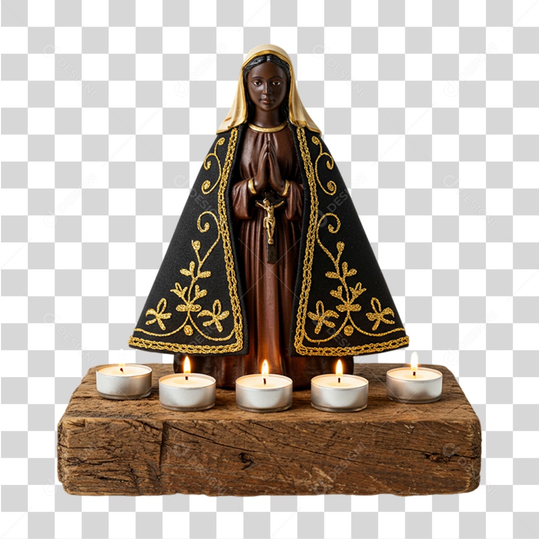 Imagem Semelhante a Nossa Senhora Aparecida PNG Transparente