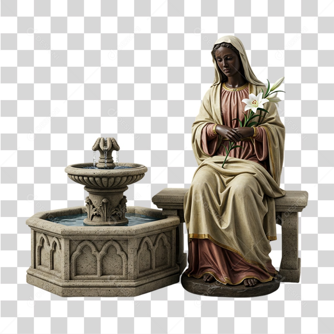 Imagem Semelhante a Nossa Senhora Aparecida PNG Transparente