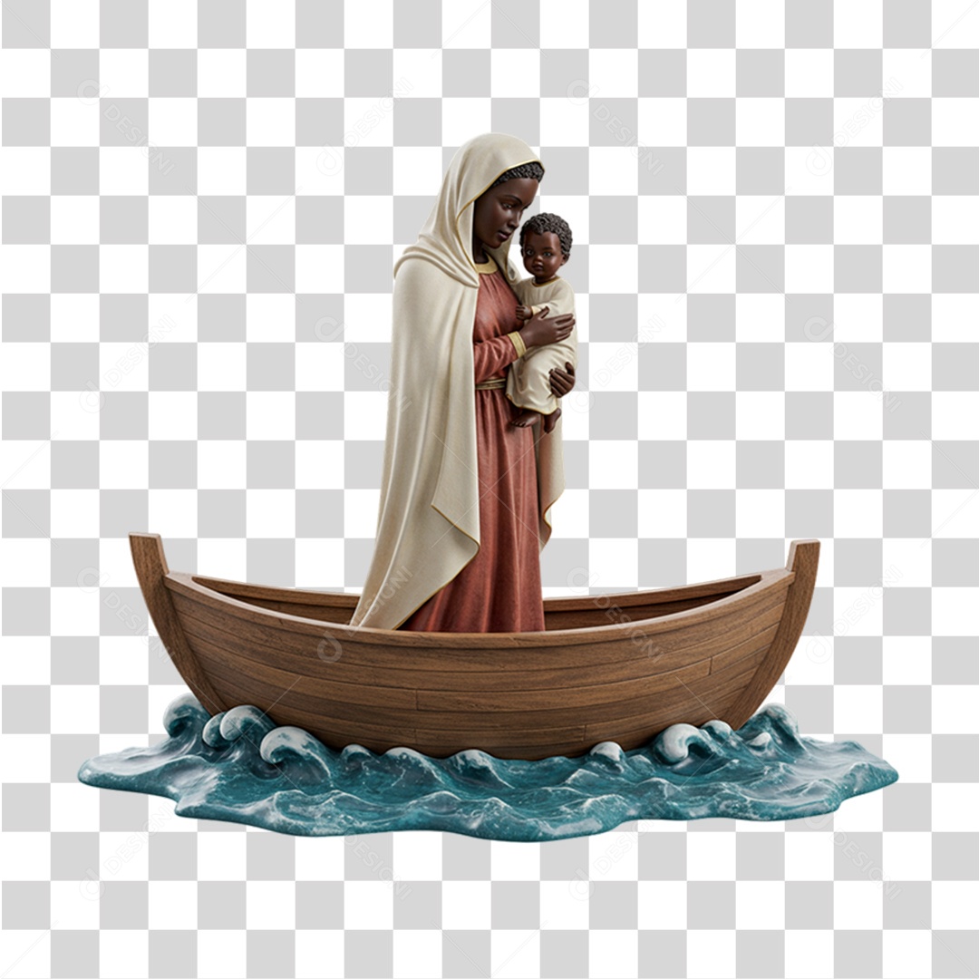 Imagem Semelhante a Nossa Senhora Aparecida PNG Transparente