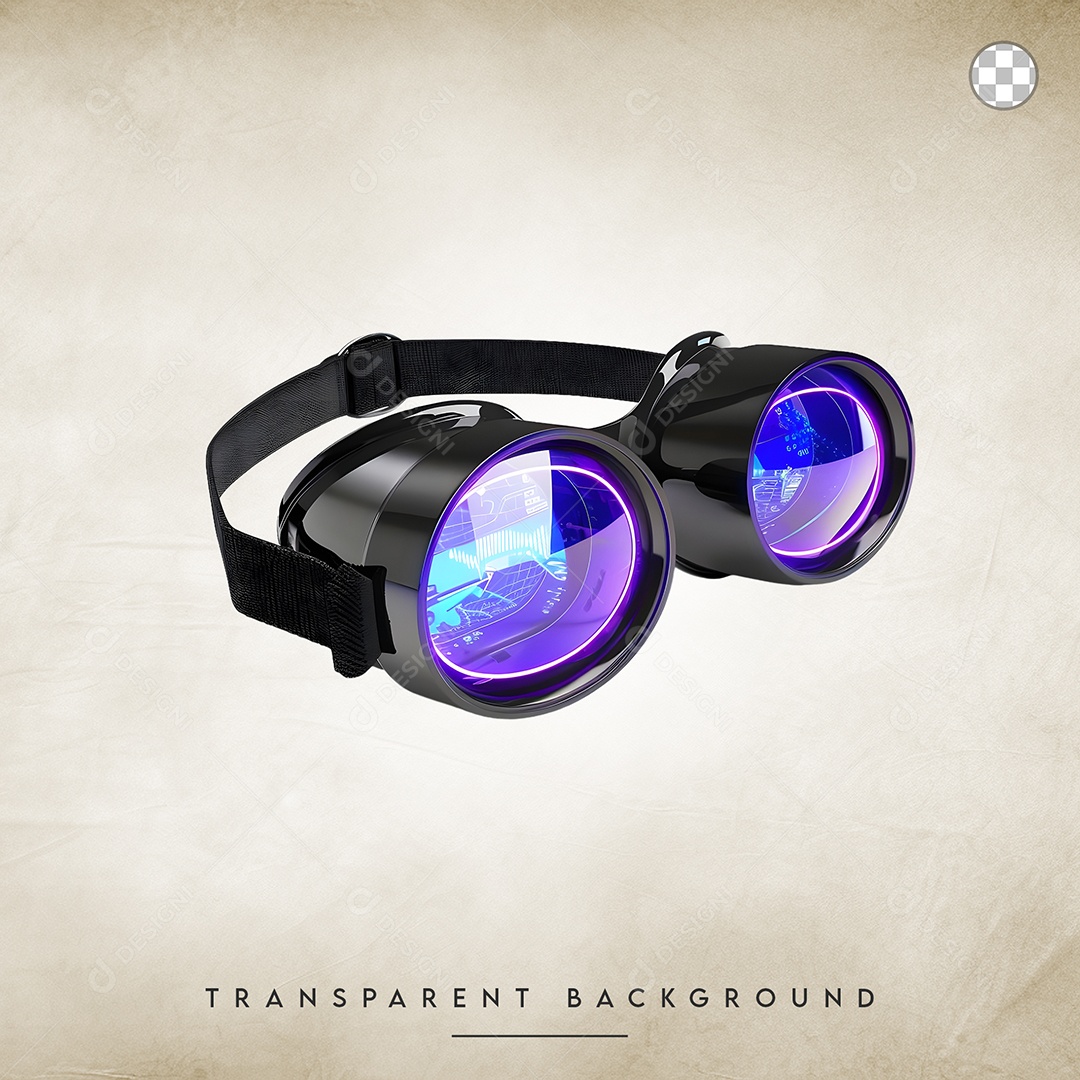 Elemento 3D Óculos De Realidade Virtual Para Composição PSD