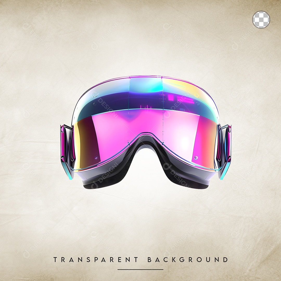 Elemento 3D Óculos De Esqui Para Composição PSD