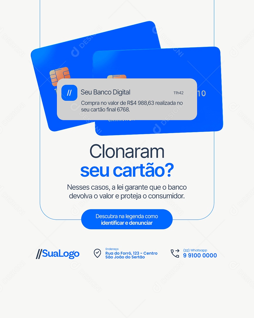 Advocacia Chonaram seu Carão Social Media PSD Editável