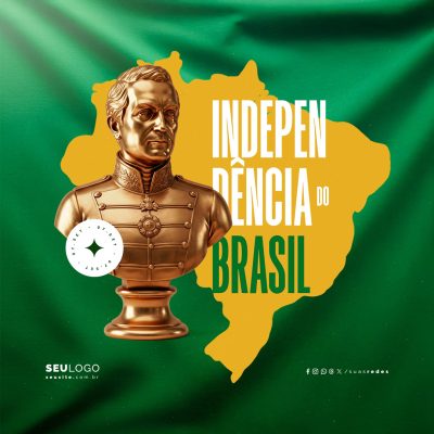 Dia da Independência do Brasil 07 de Setembro Social Media PSD Editável