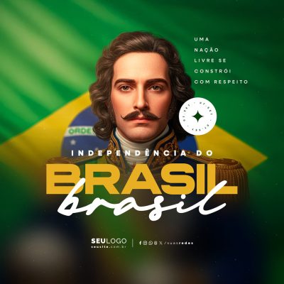 Dia da Independência do Brasil 07 de Setembro Social Media PSD Editável