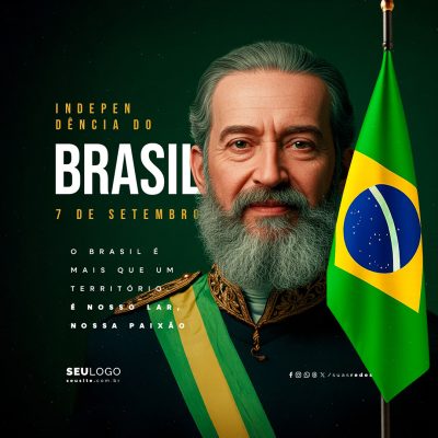 Dia da Independência do Brasil 07 de Setembro Social Media PSD Editável