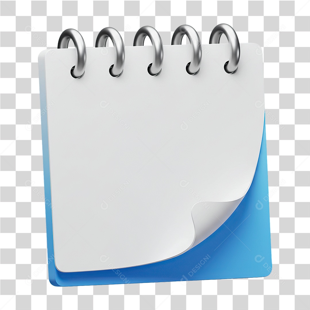 Calendário Folhas em Branco Bloco de Notas PNG Transparente