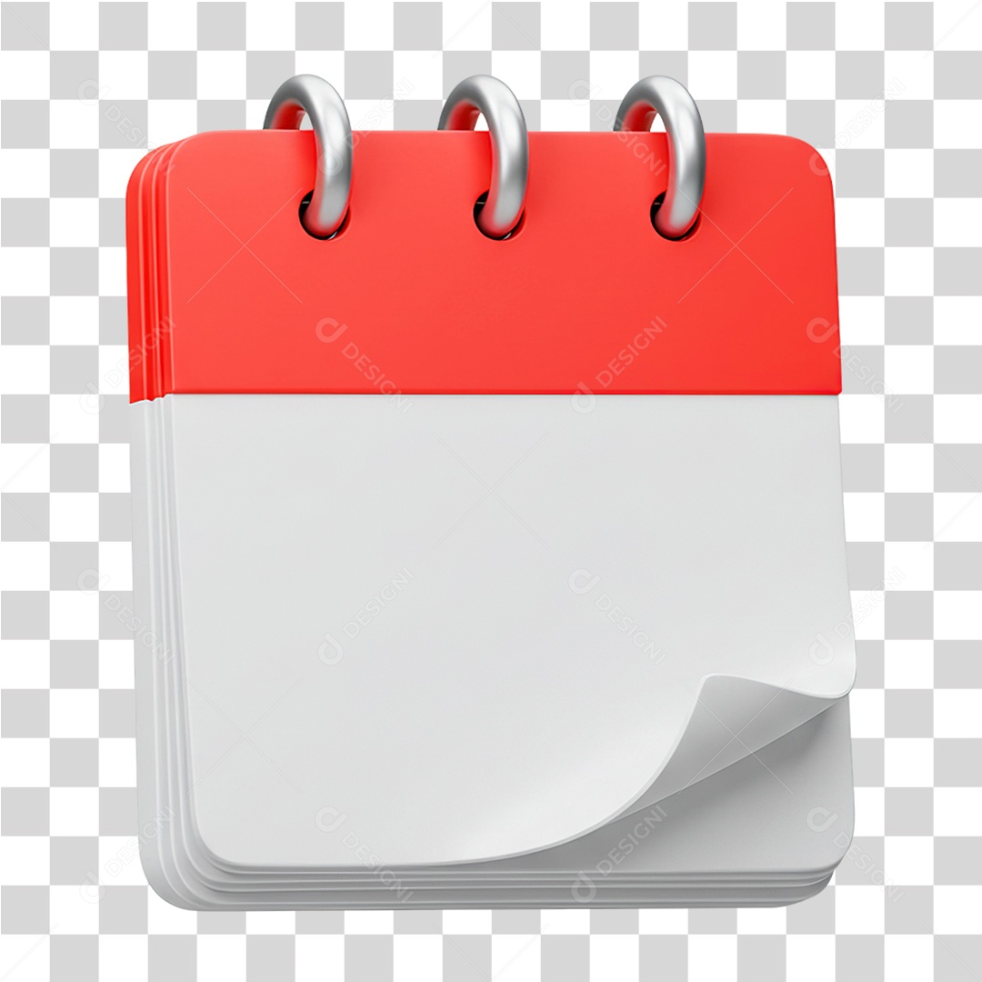 Calendário Folhas em Branco Bloco de Notas PNG Transparente