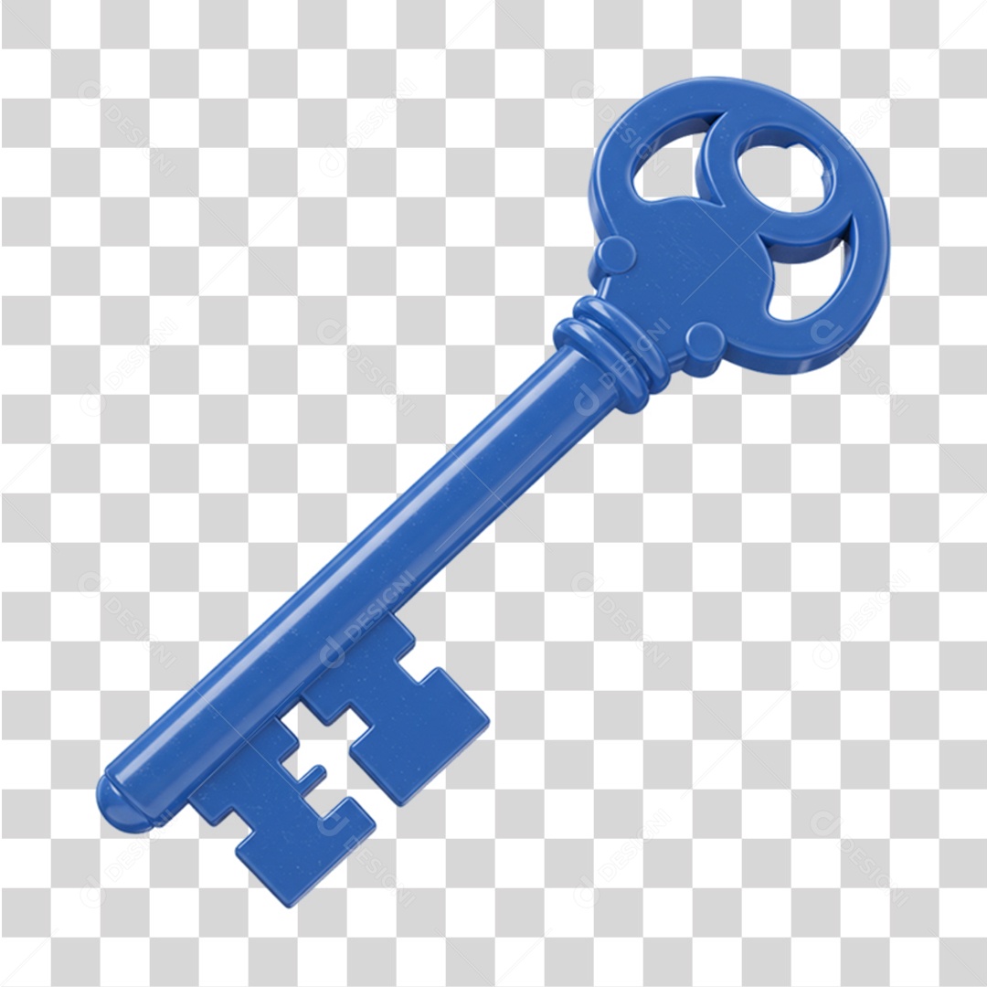 Chave Azul Conscientização Novembro Azul PNG Transparente