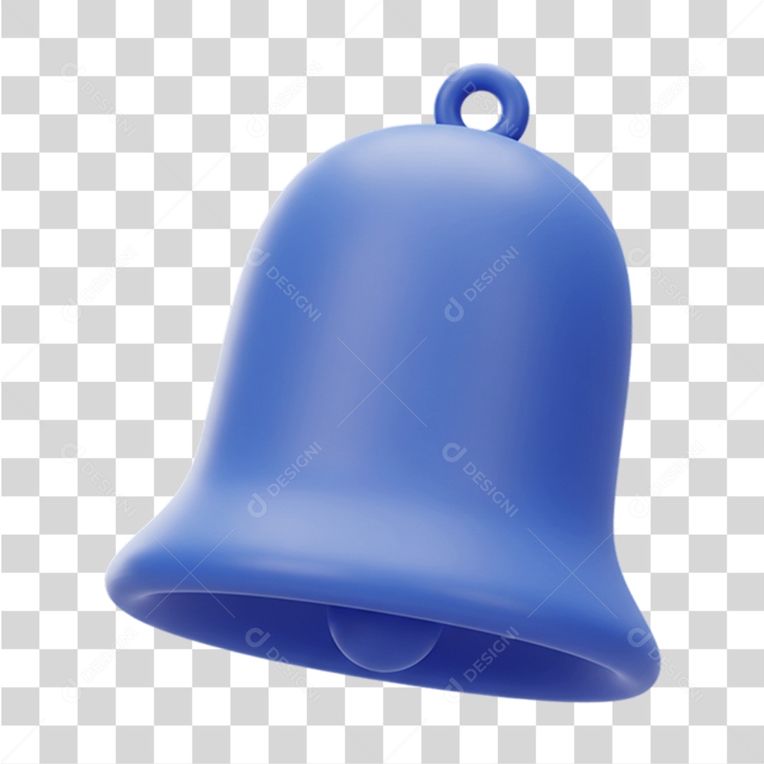 Ícone Sino Azul Conscientização Novembro Azul PNG Transparente