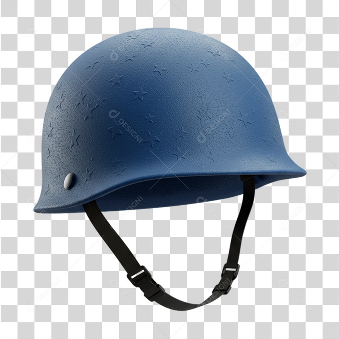 Ícone Capacete Azul em Conscientização a Novembro Azul PNG Transparente