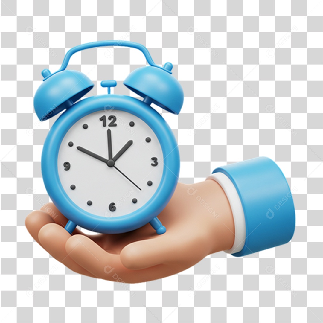 Relógio Azul Conscientização Novembro Azul PNG Transparente