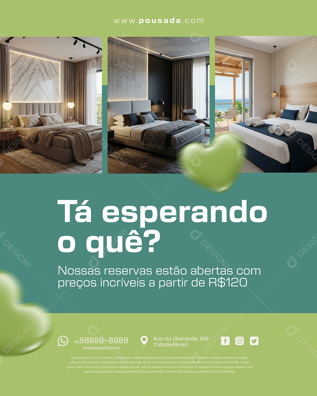 Tá Esperando o Que ? Social Media PSD Editável