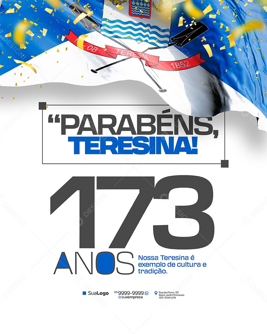 Parabéns Teresina 173 Anos Social Media PSD Editavel (4)