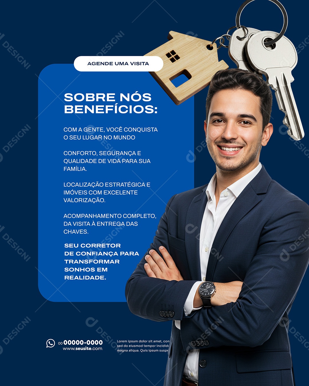 Empresa Engenharia  Social Media PSD Editável