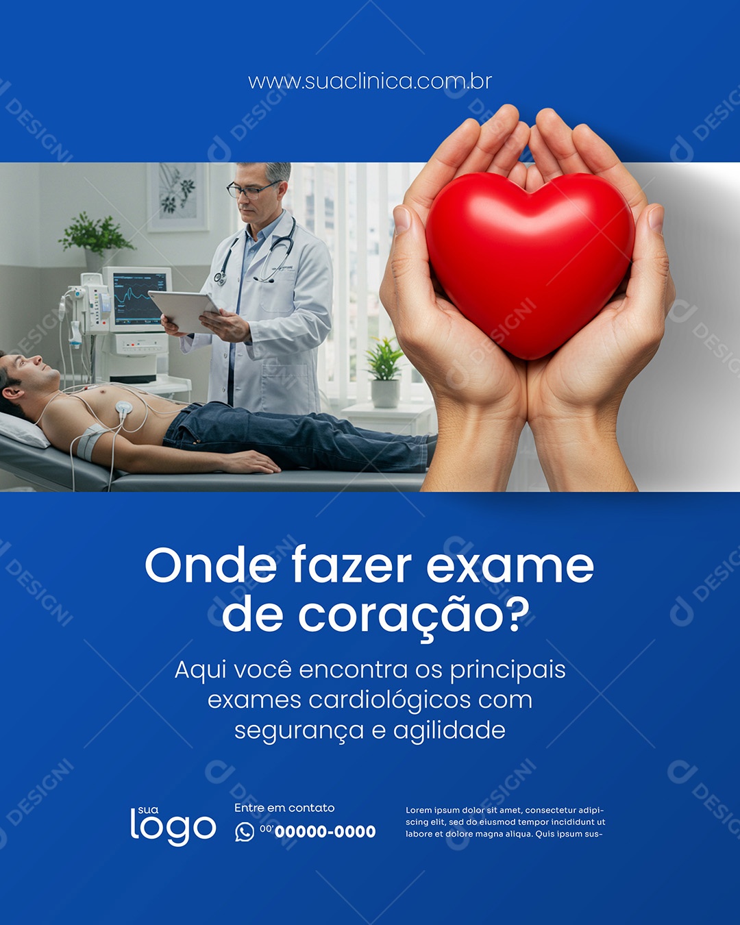 Clínica Médica Pediatria Social Media PSD Editável