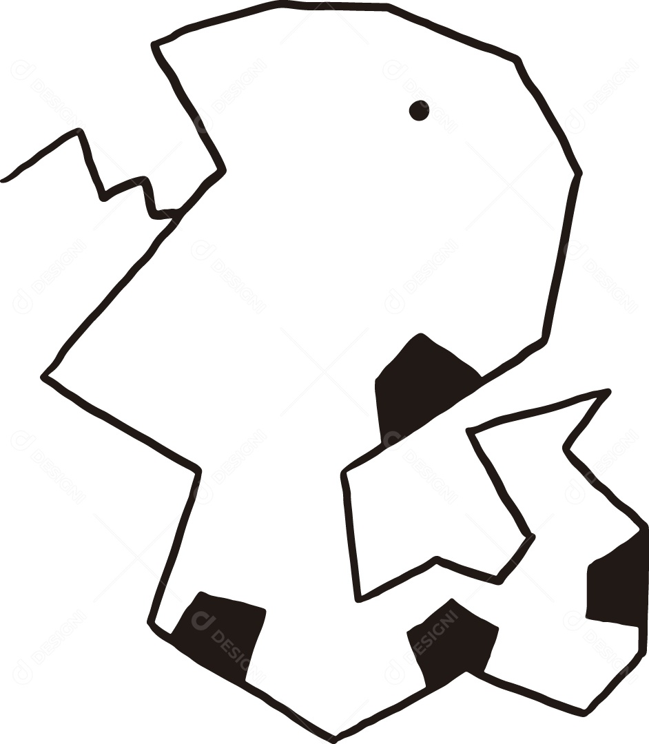 Desenho para Colorir Cobra Ilustração Vetor EPS