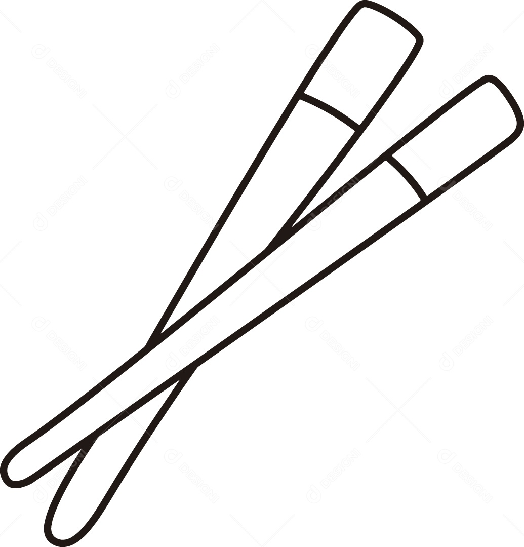 Desenho para Colorir de Objetos Ilustração Vetor EPS