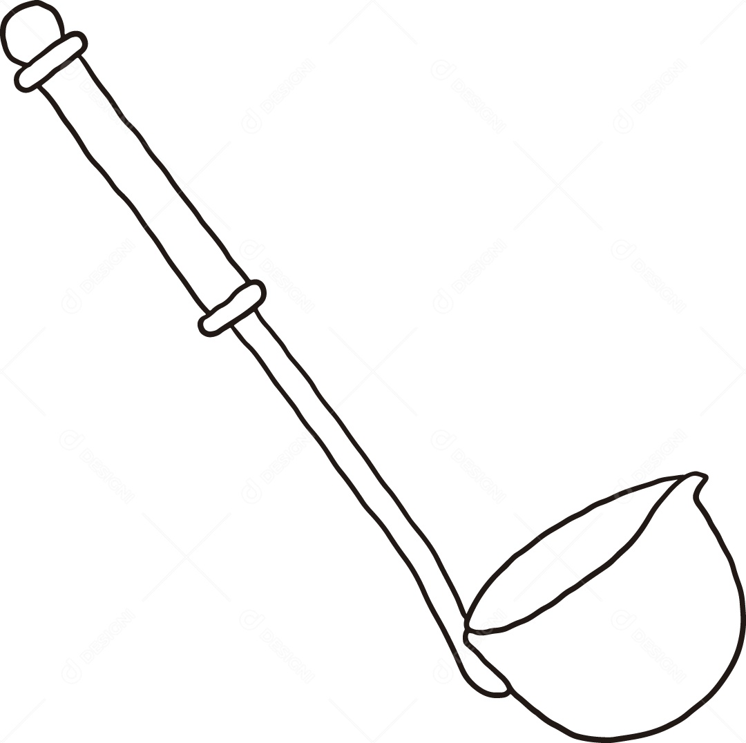 Desenho para Colorir de Concha Ilustração Vetor EPS