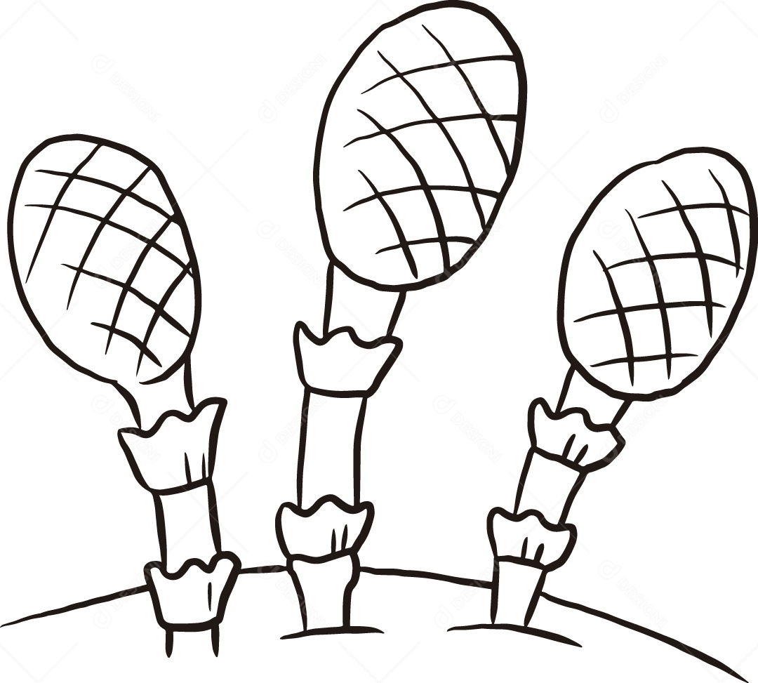 Desenho para Colorir de Objeto Ilustração Vetor EPS