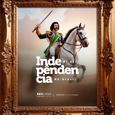 Dia da Independência do Brasil 07 de Setembro Social Media PSD Editável
