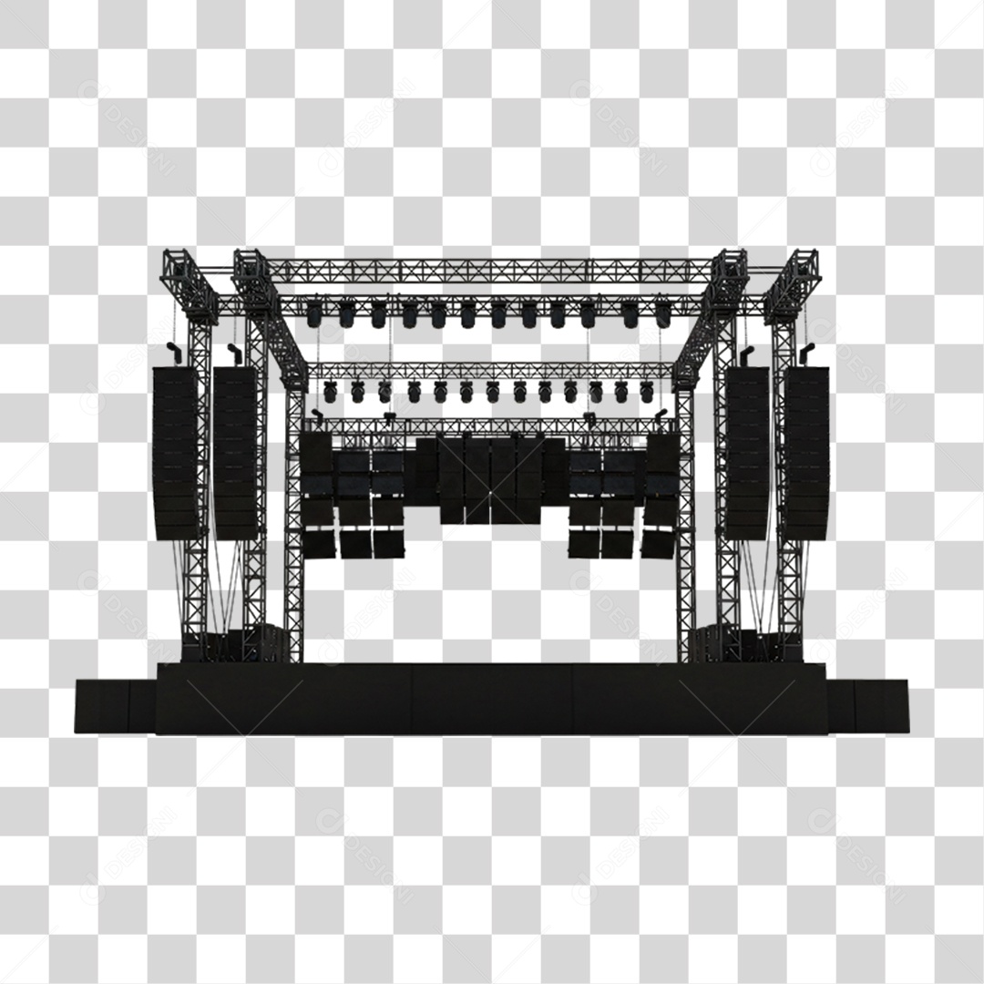 Estrutura de Palco PNG Transparente