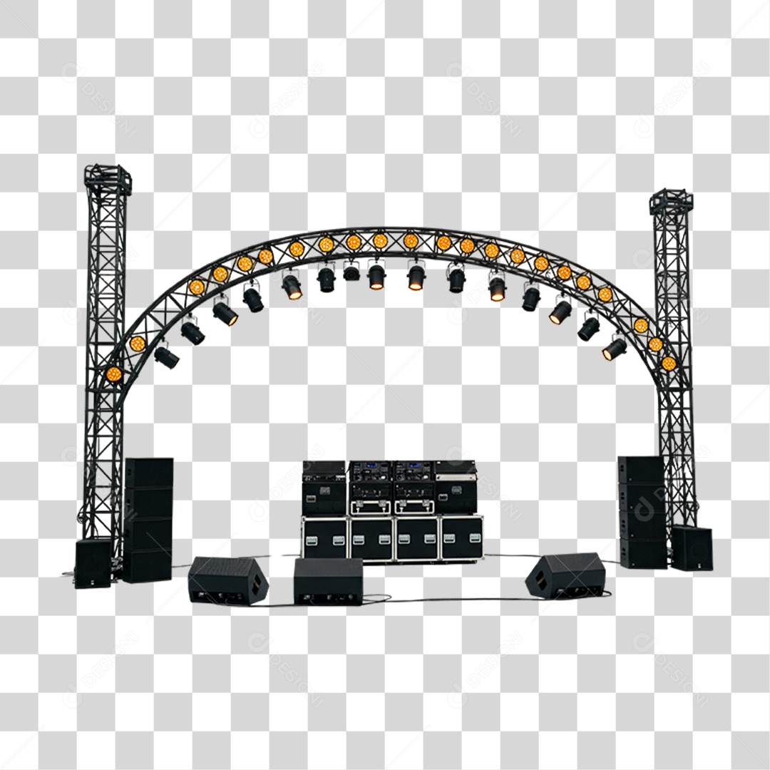 Estrutura de Palco PNG Transparente
