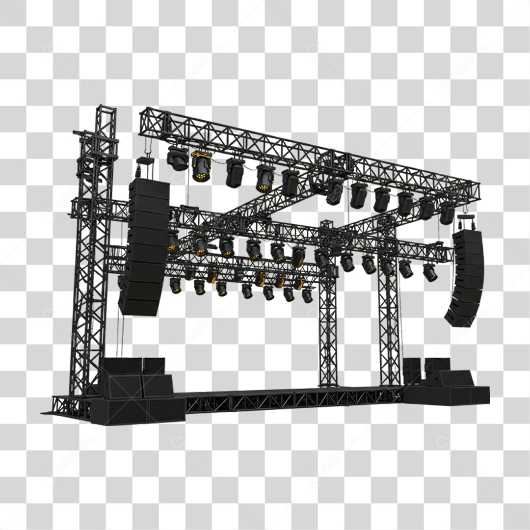 Estrutura de Palco PNG Transparente