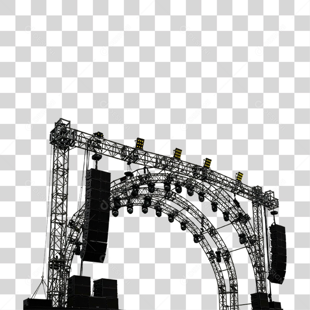 Estrutura de Palco PNG Transparente