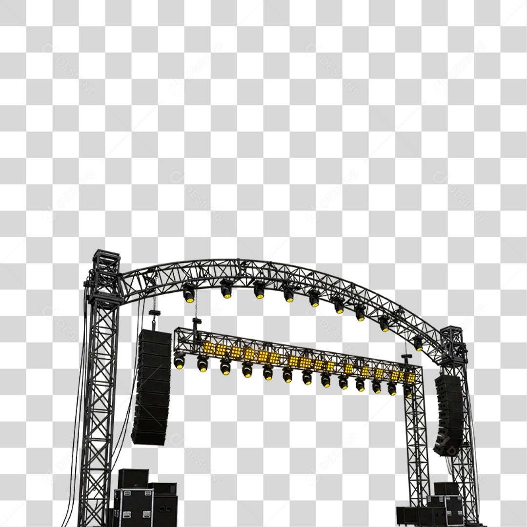 Estrutura de Palco PNG Transparente