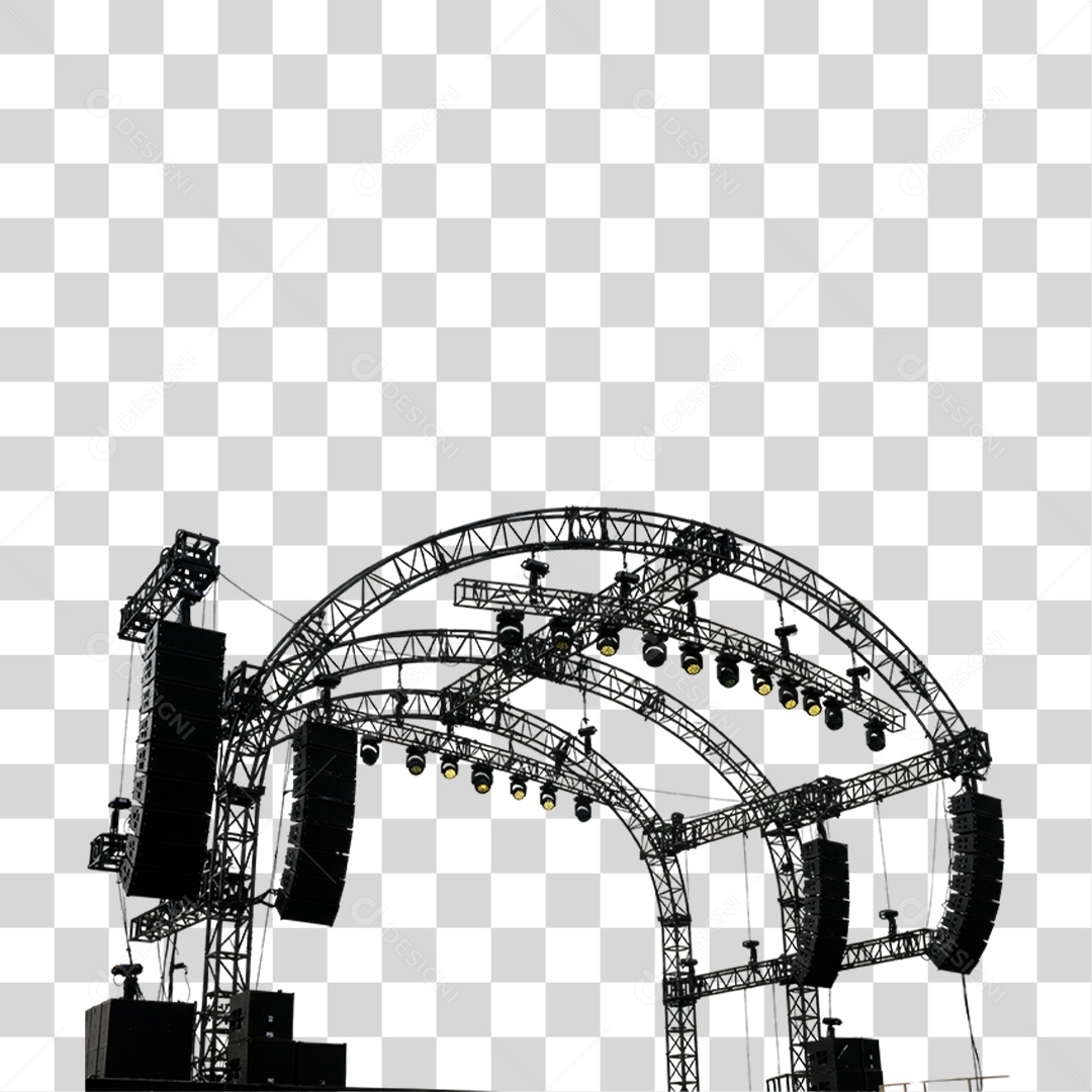 Estrutura de Palco PNG Transparente