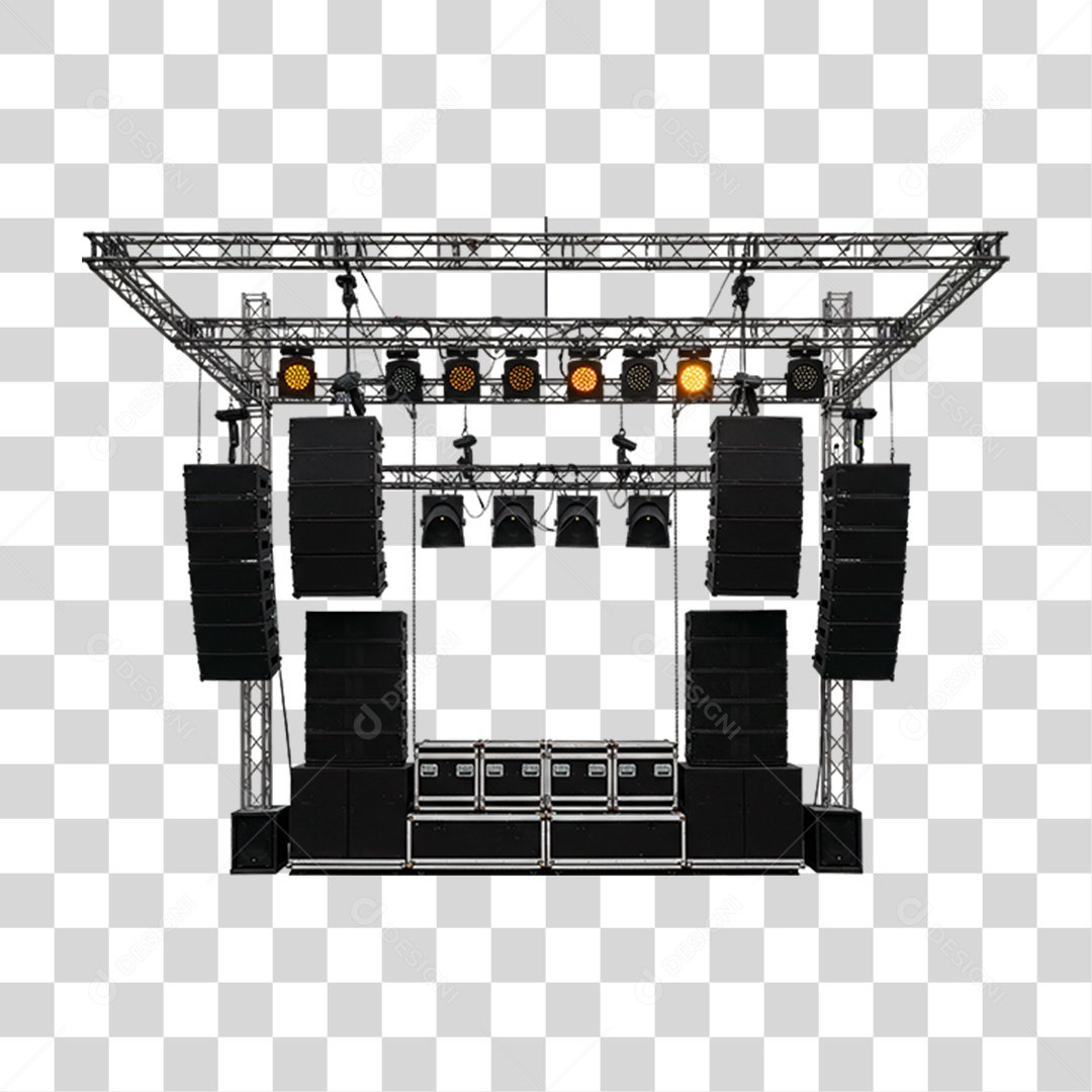 Estrutura de Palco PNG Transparente