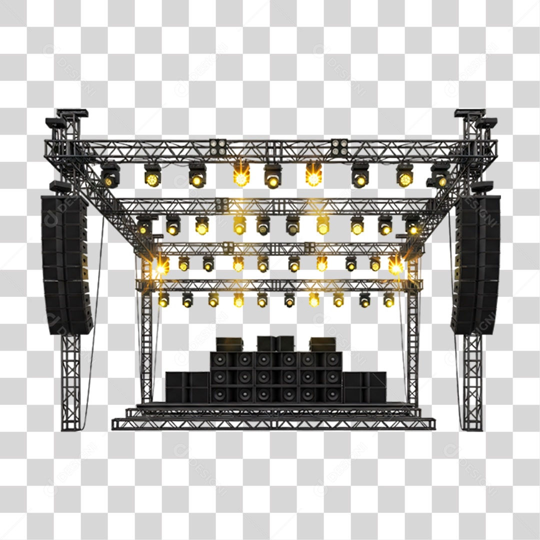 Estrutura de Palco PNG Transparente