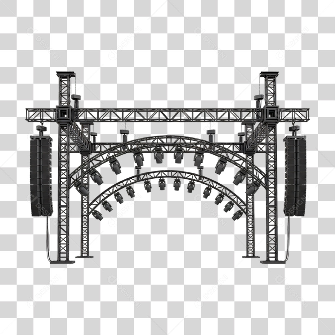 Estrutura de Palco PNG Transparente