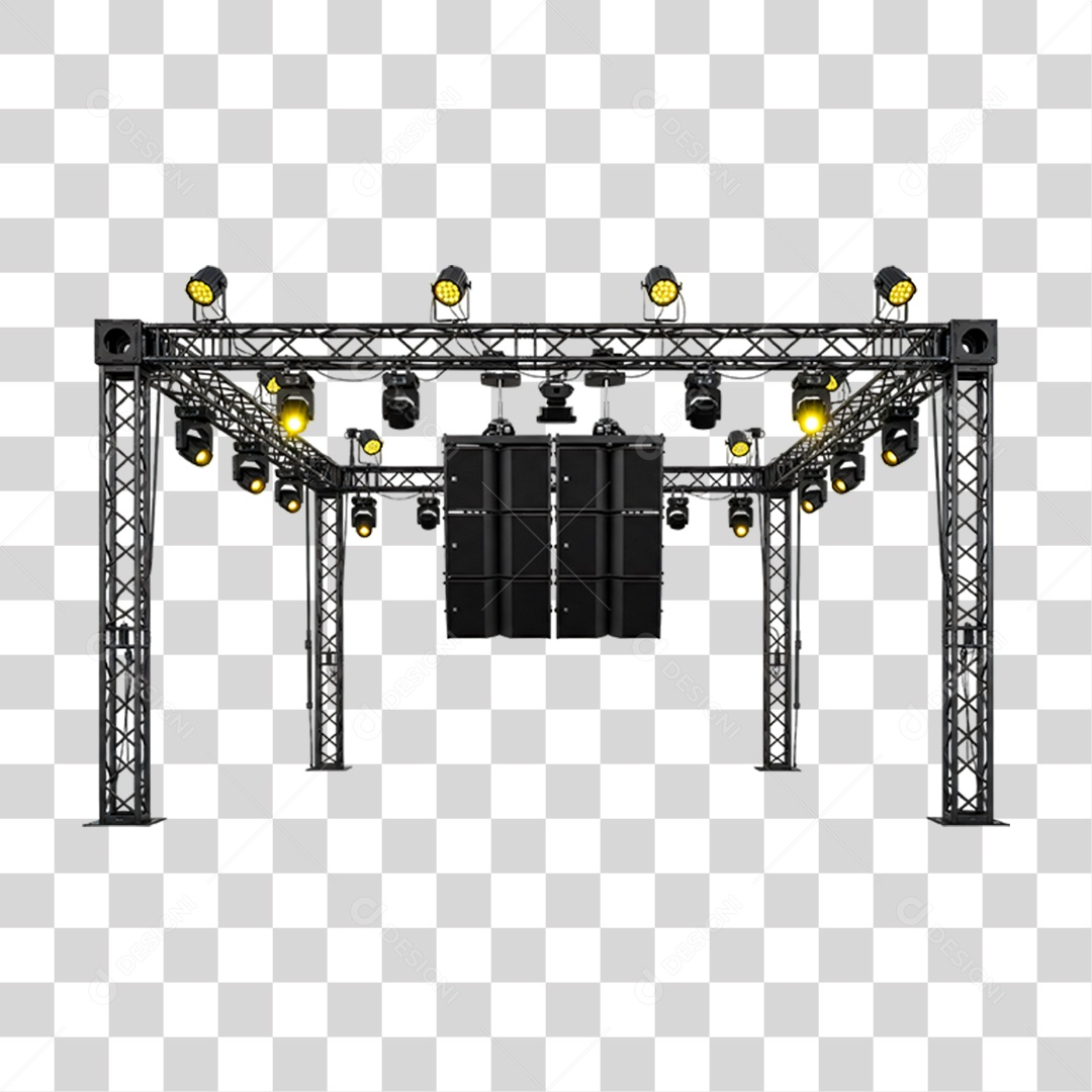 Estrutura de Palco PNG Transparente
